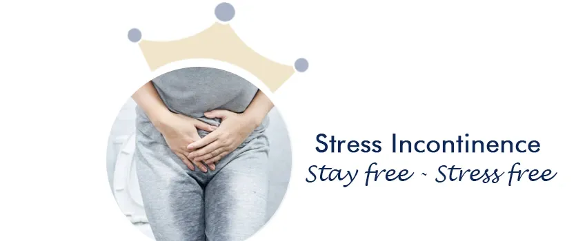 Stress incontinence urine leak treatment
