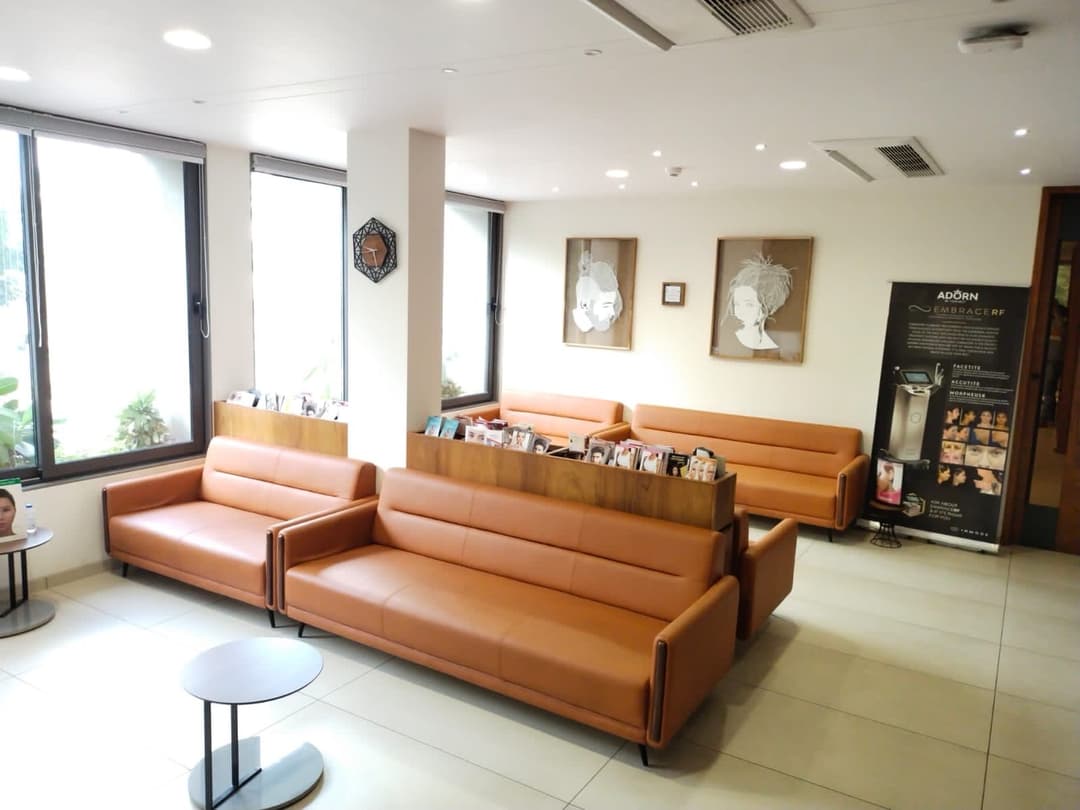 ADORN AESTHETIC CLINIC OPD Waiting room Ahmedabad India